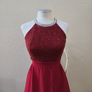 Fancy red dress